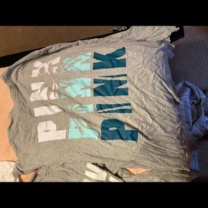 Long sleeve gray PINK shirt!